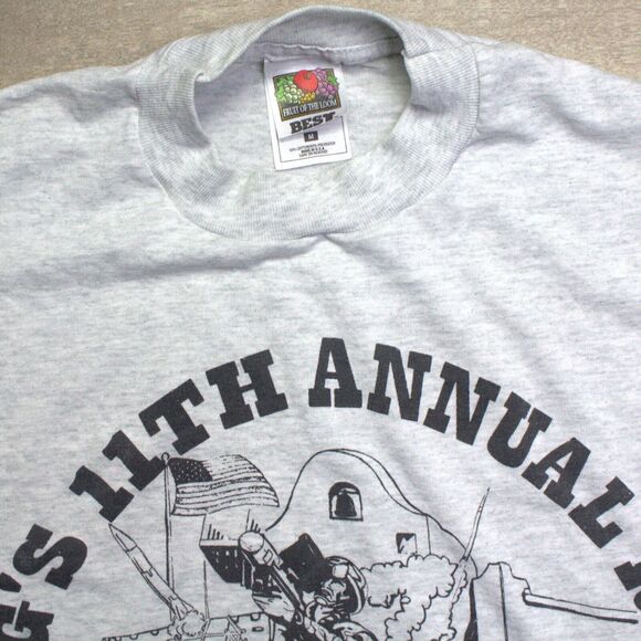 Vintage Fruit Of The Loom Fort Bliss TX USA Single Stitch T Shirt Adult Sz M - Picture 3 of 5